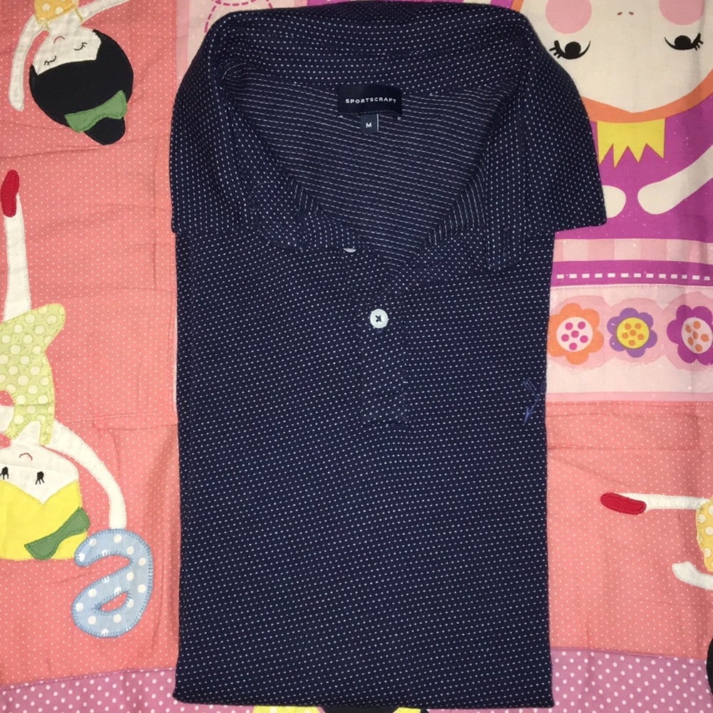 Sportscraft navy blue polo shirt